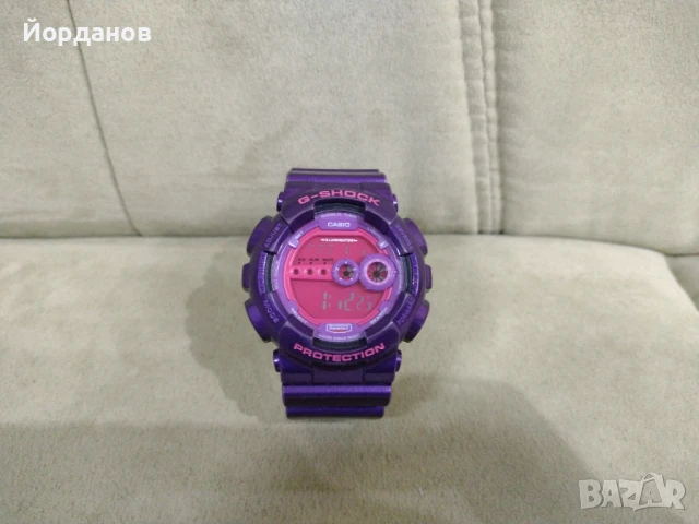 Casio G-Shock GD-100SC лилав , снимка 6 - Мъжки - 50594626