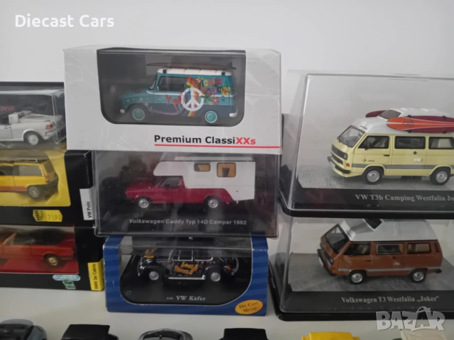 VW Jetta, Golf, Polo, New Beetle, Corrado, Caravelle 1:43, снимка 8 - Колекции - 51740653