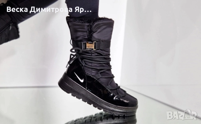 Дамски апрески с топла дебела вата , снимка 10 - Дамски боти - 52115229