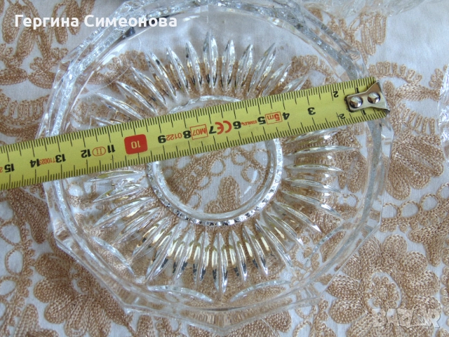 Лот кристал, снимка 6 - Чинии - 52262082