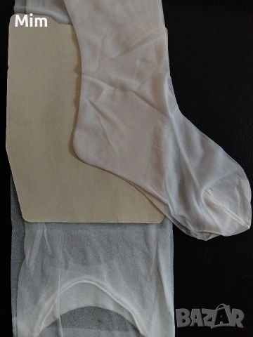  Резервирани Verona 42/44 Бял изчистен чорапогащник , снимка 5 - Бельо - 53955085