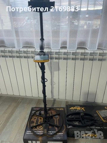 Металотърсач Garrett apex в гаранция , снимка 3 - Други спортове - 53470726