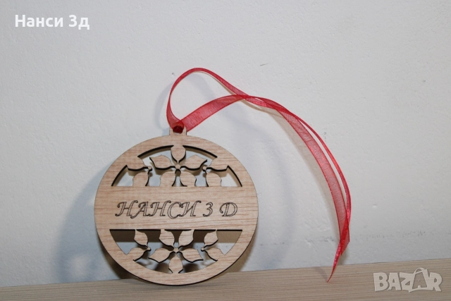 Дървени коледни декори и украси, снимка 18 - Коледни подаръци - 52820501