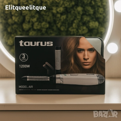 Taurus Model Air 1200W – Сешоар-четка за перфектна прическа у дома, снимка 6 - Сешоари - 52375334