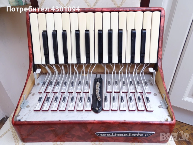 Корпус (клавиатура) с тарги за Акордеон Weltmeister Stella 40 баса, снимка 2 - Акордеони - 53796667