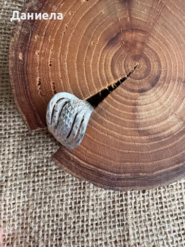 Сребърен пръстен, снимка 2 - Пръстени - 53303869