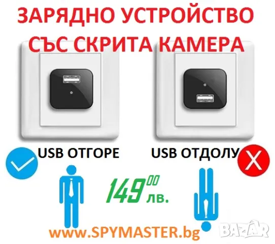 Зарядно Устройство Със Скрита Камера, снимка 10 - Камери - 47145778