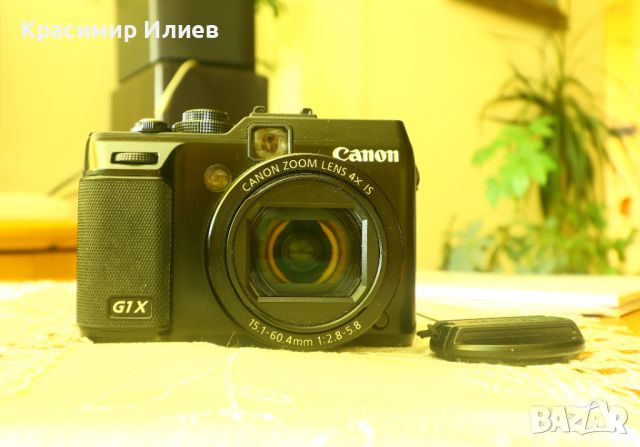 Фотокамера Canon Power Shot G1X, снимка 3 - Фотоапарати - 45356360