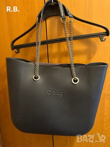 Синя чанта O bag, стандартен размер, снимка 1 - Чанти - 46019649
