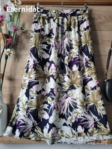 Дълга лятна пола с джобове , снимка 1