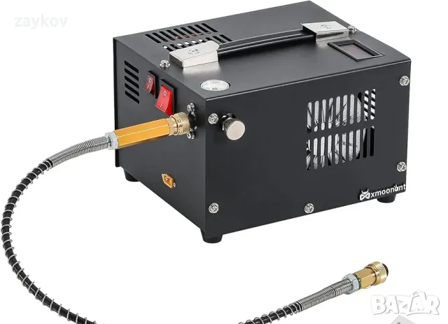 Mxmoonant 300bar  PCP компресор, без масло и вода, може да се използва с 220V захранване и 12V