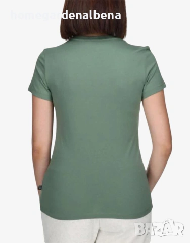 Дамска тениска с лого — памук — зелена — размери XS-L, снимка 2 - Тениски - 54234149