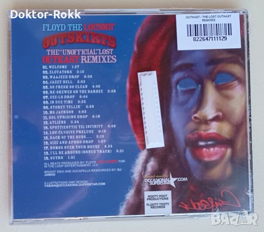 Floyd The Locsmif – Outskirts: The Unofficial Lost OutKast Remixes (2004, CD), снимка 2 - CD дискове - 46642324