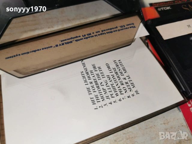 METALLICA-TAPE 1803261830H1E5R, снимка 11 - Аудио касети - 53889963