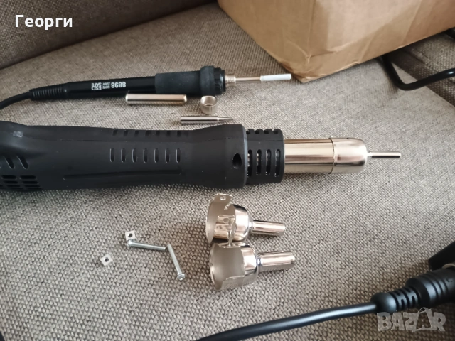 Yaоgong 8898 Поялна станция въздух двойна до 500°С, снимка 5 - Други - 54015934