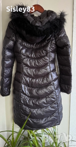 Miss Sexy дълго яке с качулка изкуствен пух., снимка 2 - Якета - 52950812