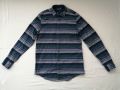 Tommy Hilfiger - Real Indigo оригинална мъжка риза в син, зелен и сив/бял цвят р-р L , снимка 1 - Ризи - 45493075