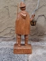 Красива Стара Дървена Фигура от Естествено Дърво / Германия , снимка 8