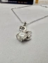 Сребърно колие с мойсанит (Диамант) 1 карат, снимка 7