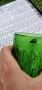 Винтидж зелени стъклени чаши за бира  с изображение на викингски воин., снимка 8