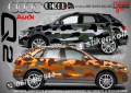 Audi Allroad SK-SJV3-AU-AL Кaмуфлаж Офроуд Джип Пикап Лодка Camouflage Off-Road стикери, снимка 2