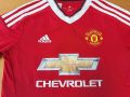 Манчестър Юн./Manchester Utd. adidas 2015-16г. №9 Ibrahimovic - за ръст 152см., снимка 3