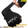 Тактически ръкавици с протектори на кокалчетата и регулируема каишка - черен цвят - КОД 4054, снимка 6