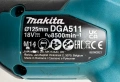 Makita DGA511 - Безчетков ъглошлайф 18V с потенциометър, снимка 4