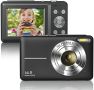 Нова 44MP Компактна Камера с LCD Дисплей, 1080P Видео - Идеален Подарък, снимка 1 - Фотоапарати - 45369373