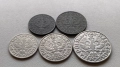 лот монети 1923 Полша - 5 броя, снимка 3