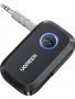 UGREEN Bluetooth адаптер 5.3 за кола или домашна система 3.5мм жак вграден микрофон 15 часа батерия, снимка 3