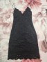 Черна дантелена рокля, снимка 1 - Рокли - 45306830