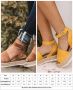 Дамски сандали на платформа с метални катарами, 5цвята , снимка 11