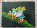 Красива картина на жаба, снимка 3