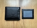 J. Wilson мъжки портфейл портмоне естествена кожа плюс подарък кейс за документи и карти внос Англия, снимка 9