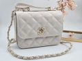 Ch🅰️nel Нова Бяла Дамска Кожена Чанта Ш🅰️нел , снимка 1