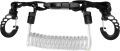 Cressi Спирален кабел с кука за гмуркане, черен, един размер, унисекс за възрастни, снимка 1 - Водни спортове - 45372368