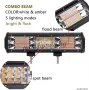 7D LED BAR Блиц Бял и Оранжева 180W 30см, снимка 2