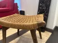 спа балийски стол с дърво и естествен ратан , ортопедична форма , снимка 5