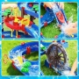 Нова играчка Детски воден комплект с 2 нива помпа лодки и водно колело, снимка 8