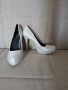  Елегантни Обувки на висок ток, токчета, сребристи номер 40, снимка 1