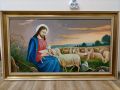 Картина Исус пастирът със стадото си, снимка 3