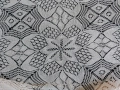 Старинна покривка за спалня - ръчно плетена, снимка 2