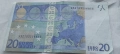 Банкнота от 20 евро 2002 г., снимка 2