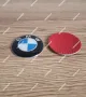 Цялостен комплект емблеми и капачки за джанти на БМВ / BMW Бяло-син, снимка 8