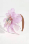 Диадема с голямо цвете в лилаво или цвят по избор, Petite Fleur 