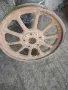 Антика-винтидж автомобилна джанта, снимка 1