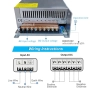 MEISHILE захранване 60V 20A 1200W индустриално S-1200-60, снимка 7