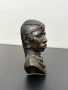 Бронзиран бюст на масайски войн. №8031, снимка 5