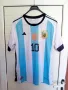 Чисто нова оригинална фланелка на Аржентина - Световни шампиони - Меси, снимка 1